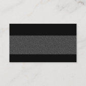 Carte De Visite Moderne - texture de relief gris-foncé (Dos)