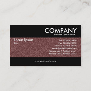 Carte De Visite Moderne - texture de relief par brun
