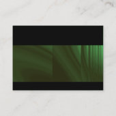 Carte De Visite Moderne - Texture Vert Bouteille (Dos)