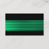 Carte De Visite Moderne - Texture verte brossée (Dos)