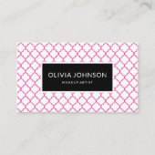 Carte De Visite Moderne Toutes les professions, Beauté Code QR (Devant)