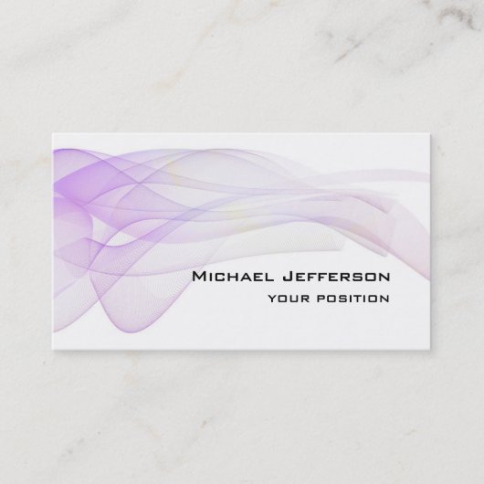 Carte De Visite Moderne unique tendance personnelle (Devant)