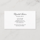 Carte de visite moderne universelle en couleur ten (Dos)