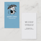 Carte de visite moderne | Ventes d'assurance (Devant / Derrière)