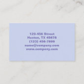 Carte De Visite Moderne vernis à ongles manucure salon à ongles (Dos)