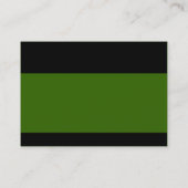 Carte De Visite Moderne - Vert (Dos)