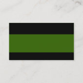 Carte De Visite Moderne - Vert (Dos)