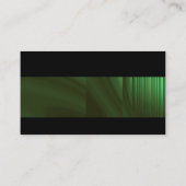 Carte De Visite Moderne - vert de bouteille (Dos)