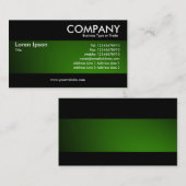 Carte De Visite Moderne - Vert éclatant (Devant / Derrière)