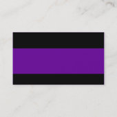 Carte De Visite Moderne - Violet (Dos)