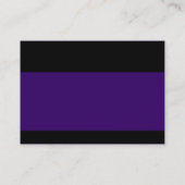Carte De Visite Moderne - Violet foncé (Dos)