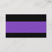 Carte De Visite Moderne - Violet Texture Embossée (Dos)