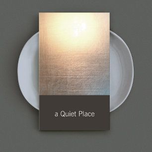 Carte De Visite Moderne Zen Glow Yoga et Arts de la guérison