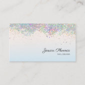 Carte De Visite Moderner Glamor Glitzer sinkt Visitenkarte (Devant)