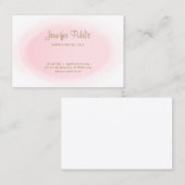 Carte De Visite Modernes professionnels simples élégants (Devant / Derrière)