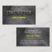 Carte De Visite Modernisation de la construction et de l'entrepren (Devant / Derrière)