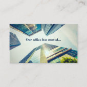 Carte De Visite Modernisation du bâtiment de bureau Changement d'a (Devant)