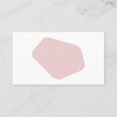 Carte De Visite Moderniste et éclaboussé (Dos)