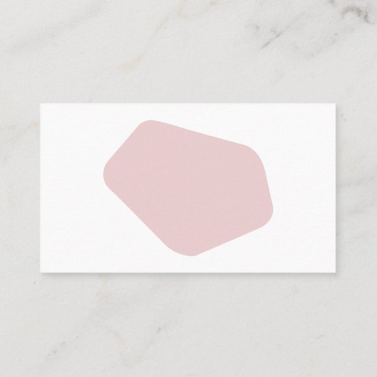 Carte De Visite Moderniste et éclaboussé (Dos)