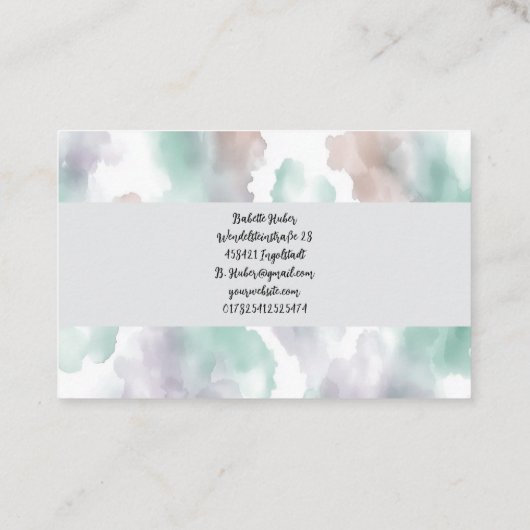 Carte De Visite Modernité (Dos)