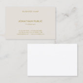 Carte De Visite Modernité moderne et à la mode (Devant / Derrière)