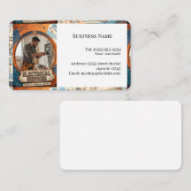 Carte de visite modifiable d'entreprise locale