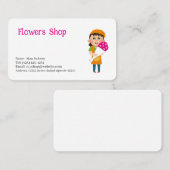 Carte de visite modifiable des services de magasin (Devant / Derrière)