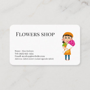 Carte de visite modifiable des services de magasin