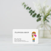 Carte de visite modifiable des services de magasin (Debout devant)