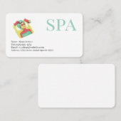 carte de visite modifiable des services spa (Devant / Derrière)