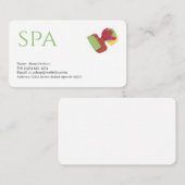carte de visite modifiable des services spa (Devant / Derrière)