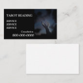 Carte De Visite Modifiable, Service de lecture de cartes, Tarot , (Devant / Derrière)