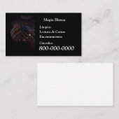 Carte De Visite Modifiable, Service de lecture de cartes, Tarot , (Devant / Derrière)