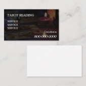 Carte De Visite Modifiable, Service de lecture de cartes, Tarot , (Devant / Derrière)
