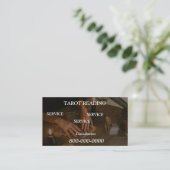 Carte De Visite Modifiable, Service de lecture de cartes, Tarot , (Debout devant)