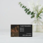 Carte De Visite Modifiable, Service de lecture de cartes, Tarot , (Debout devant)