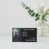 Carte De Visite Modifiable, Service de lecture de cartes, Tarot, M (Debout devant)