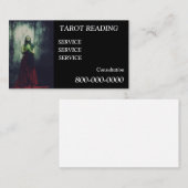 Carte De Visite Modifiable, Service de lecture de cartes, Tarot, M (Devant / Derrière)