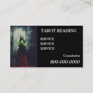 Carte De Visite Modifiable, Service de lecture de cartes, Tarot, M