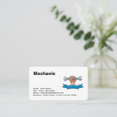 carte de visite modifiable services de mécanique (Debout devant)