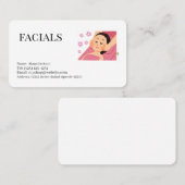 carte de visite modifiable services de soins de vi (Devant / Derrière)