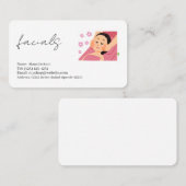 carte de visite modifiable services de soins du vi (Devant / Derrière)
