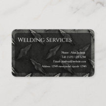 Carte de visite modifiable Services de soudure