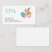 carte de visite modifiable services de spa (Devant / Derrière)