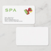 carte de visite modifiable services spa (Devant / Derrière)