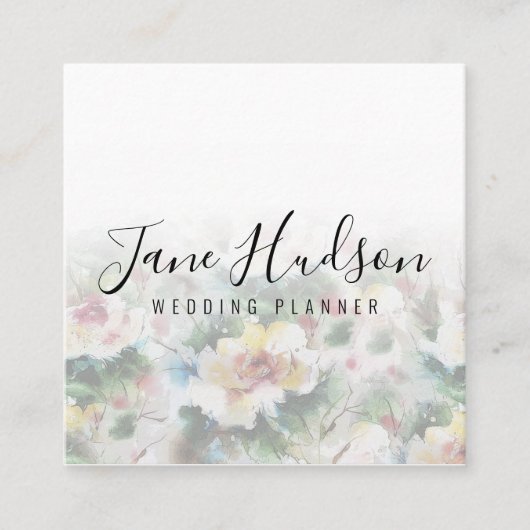 Carte de visite modifiable simple et simple (Devant)