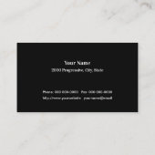 Carte De Visite Modification de la couture sur mesure MST simple A (Dos)