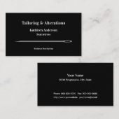 Carte De Visite Modification de la couture sur mesure MST simple A (Devant / Derrière)