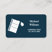 Carte De Visite Modification de l'huile d'auto (Devant)