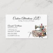 Carte De Visite Modification vintage de la couture (Devant)